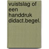 Vuistslag of een handdruk didact.begel. door Geus