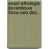 Exact-ethologie bovenbouw havo vwo doc.