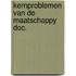 Kernproblemen van de maatschappy doc.