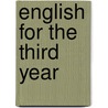 English for the third year door Heyenoort
