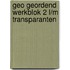 Geo geordend werkblok 2 l/m transparanten