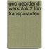 Geo geordend werkblok 2 l/m transparanten