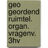 Geo geordend ruimtel. organ. vragenv. 3hv