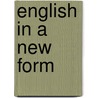 English in a new form door Engel