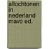 Allochtonen in nederland mavo ed.