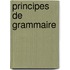 Principes de grammaire