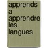 Apprends a apprendre les langues