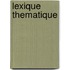 Lexique thematique