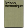 Lexique thematique door W. Decoo
