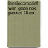 Leeslocomotief wim geen rok pakket 18 ex.