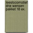 Leeslocomotief drie wensen pakket 18 ex.