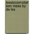 Leeslocomotief een mees by de les