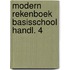 Modern rekenboek basisschool handl. 4