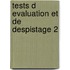 Tests d evaluation et de despistage 2