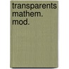 Transparents mathem. mod. by Bouque