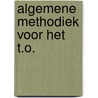 Algemene methodiek voor het t.o. door Willems