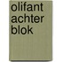 Olifant achter blok