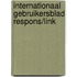 Internationaal gebruikersblad respons/link