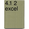 4.1 2 Excel door W. de Raedt