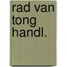 Rad van tong handl. door Puyenbroeck