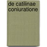 De catilinae coniuratione door Sallustius Crispus