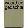Woord en gedachte door Belder