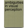 Ambiguities in visual perception door L.C.J. van Dam