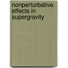 Nonperturbative effects in supergravity door M. Davidse