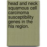 Head and neck squamous cell carcinoma susceptibility genes in the HLA region. door J. Reinders