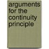 Arguments for the continuity principle