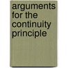 Arguments for the continuity principle door M. van Atten