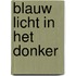 Blauw licht in het donker