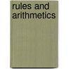 Rules and arithmetics by A. Visser