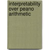 Interpretability over peano arithmetic by C. Strannegard