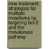 New treatment strategies for multiple meyeloma by targeting Bcl-2 and the mevalonate pathway