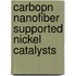 Carbopn nanofiber supported nickel catalysts