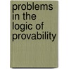 Problems in the Logic of Provability door L.D. Beklemishev