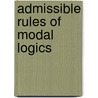 Admissible rules of modal logics by E. Jeøábek
