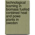 Technological learning in biomass fuelled conbined heat and powe plants in Sweden