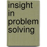 Insight in problem solving door A. Pols
