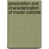 Preparation and characterization of model colloids