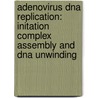 Adenovirus DNA replication: Initation complex assembly and DNA unwinding door Jeannet Dekker