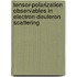 Tensor-polarization observables in electron-deuteron scattering