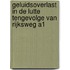 Geluidsoverlast in De Lutte tengevolge van Rijksweg A1