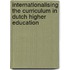 Internationalising the curriculum in Dutch higher education