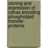 Cloning and expression of cdnas encoding phospholipid transfer proteins by T.B.H. Geijtenbeek