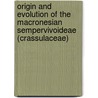 Origin and evolution of the macronesian sempervivoideae (crassulaceae) door T.H.M. Mes