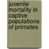 Juvenile mortality in captive populations of primates