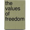 The values of freedom door A.H. Vedder