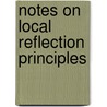 Notes on local reflection principles door L.D. Beklemishev